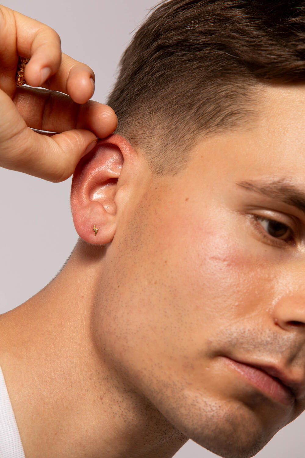 Lyn ørering - forgyldt